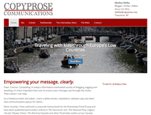 Tablet Screenshot of copyprose.com